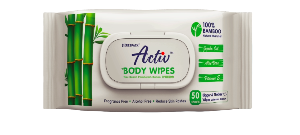 body wipes, wet wipes, tisu basah